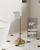 WZKALY Gold Toilet Paper Holder Stand Stainless Steel & Weighted Base