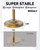 WZKALY Gold Toilet Paper Holder Stand Stainless Steel & Weighted Base