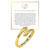 To My Granddaughter Hug Ring, Hope Rings Inspirational Stainless Steel Engarved With “Always With You” Message Adjustable Ring for Women Non Tarnish Jewelry Gift for Her Birthday Christmas (always with you-gold)
