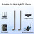 Long Range Cellular Trail Camera Upgrade Replacement SMA Male Antenna Booster for Spypoint LM2 Flex Flex-S Flex-M Flex-Dark Flex G-36 Moultrie Edge Spartan Covert Muddy Hunting 4G LTE Trail Camera