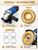 Ultimate 20 Pcs Wood Carving Disc Set for 4"-4 1/2" Angle Grinder,Professional Woodworking Kit with Shaping Wheels, Chainsaw Discs,Rotary Burrs & Flap Wheels for Sculpting Shaping Sanding & Polishing