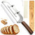 Qvamodo Upgraded Bread Knife for Homemade Bread, 6 Adjustable Thickness Bread Slicer, Ergonomic Bow-Design Serrated Bread Knife, Razor-Sharp Cutter for Crusty Sourdough & Baguette, Gift for Bakers