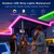 Outdoor LED Strip Lights Waterproof 200ft, IP67 Waterproof LED Light Strips with Remote, Music Sync APP Control, RGB Color Changing LED Lights for Roof, Balcony, Deck, Pool, Patio, Outdoor Decorations