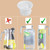4 Pieces Glass Water Pitcher Lid Replacement Cap Stoppers for Jug