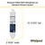 Whirlpool Inline Water Filter WHKF-IMTO, 1/4" Quick Connect Fits Refrigerator, Ice Maker, NSF/ANSI 42 Certified Reduces Chlorine Taste & Odor for Drinking Water and Filtered Ice, 6 Month Filter Life