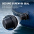 BWESOO 2Pcs Black Air Valve Inflatable Kayak Screw Air Valve Spiral Air Plugs Replacement Raft Canoe Airbed PVC Boat Gloves Drysuits Kayaking Water Sports