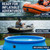BWESOO 2Pcs Black Air Valve Inflatable Kayak Screw Air Valve Spiral Air Plugs Replacement Raft Canoe Airbed PVC Boat Gloves Drysuits Kayaking Water Sports