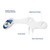 LUXE Bidet NEO 110 - Non-Electric Bidet Attachment for Toilet Seat, Blue