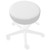 Saloniture 2-Pack Round Stool Seat Cover, 17-1/2 Inch Waterproof Slipcover for Swivel Chair or Barstool - White Saloniture 2-Pack Round Stool Seat Cover, 17-1/2 Inch Waterproof Slipcover for Swivel Chair or Barstool - White