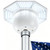 Compact Solar Flag Pole Light, 168 LED, 1400 Lumen Brightness, 5W