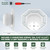 Compact Solar Flag Pole Light, 168 LED, 1400 Lumen Brightness, 5W