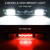 Tresound 3rd Third Brake Light for 1988-1999 Chevy/GMC C1500 C2500 K1500 K2500 Silverado Blazer LED Cargo Lamp High Mount Stop light (Chrome Housing Smoked Lens)
