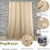 Champagne Gold Glitter Shower Curtain: Waterproof Washable, 78Lx72W