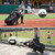 LIWSHWZ 80L Rolling Catchers Gear Bag,Rolling Baseball Bag with Wheels for 7 Bats,Vented Shoe Zone,Large Anti-Wear Bottom,Fence Hooks,1680D Oxford,Waterproof and Stain-Resistant