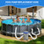 4 Pack, Pool Hoses for Above Ground Pools, 1.25 x 59 Inch, White