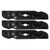 Multisland 742P05086 Cub Cadet ZT1 54 Blades High-Lift Blades (3 Pack)