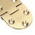 OwnMy Solid Brass Hinges, Drop Down Hinge, Drop Leaf Hinges, 90 Degree