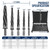 5 Piece M2 HSS Taper Chucking Reamer Set, 1", 3/4", 5/8", 1/2", 3/8"