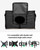 American Flag Outdoor TV Cover 80 to 85 Inches Weatherproof & Waterproof