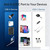 Typheoniks USB 3.0 Male to USB Type C Female Extension Cable 1.64FT Fast Data Transfer Cord for Laptop PC Phone