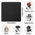 FLASLD Heavy-Duty Under Grill Mat 42inch Square Fire Pit Mat,3 Layers Fireproof Waterproof Grill Pads Protect for Deck,Patio,Outdoor Charcoal,Smokers,Wood Floor,Indoor Black Fireplace Reusable