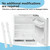 1 Pair for Subzero Ice Bucket Slides Replacement Kit - Left 7014649 & Right 7014661, Compatible with Subzero Ice Makers 532 561 632 632-2 642-3 661-2, Secures Ice Tray Holders