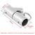 316SS Marine Grade Boat Pipe Connector, Stainless Steel Folding Swivel Coupling Tube Pipe Connector Boat Hardware Fitting For (25mm)1inch tube