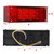 CZC AUTO 2PCS 12V LED Submersible Low Profile Rectangular Trailer Lights