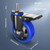 5" Stem Caster Wheels Heavy Duty 2200Lbs Dual Locking Casters Set of 4