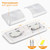 Aaleds RV Lights Interior, 12 Volt Led Lights 1000LM, Camper Lights 8W, RV Led Lights Interior Fixtures 12V, RV Ceiling Dome Light with Switch for RV/Camper/Trailer/Boat/Car (Natural White, 4Pack).