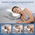 Cervical Pillow for Neck Pain Relief, Ergonomic Neck Pillow for Sleeping, Contour Side Sleeper Pillow for Neck Support, Orthopedic Cooling Memory Foam Pillows for Back Stomach Sleepers (White & Blue)