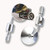 7/8'' Vintage Motorcycle Bar End Mirrors, CNC Rear View Side Mirror Silver