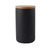 Ceramic Food Storage Jar Canister With Airtight Wooden Lid, Modern Design