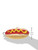 Copa Judaica Chewish Treat 6 by 3 by 3-Inch Kosher Hot Dog Squeaker Plush Dog Toy, Multicolor Copa Judaica Chewish Treat 6 by 3 by 3-Inch Kosher Hot Dog Squeaker Plush Dog Toy, Multicolor