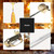 Champagne Saber with Golden Handle & Wooden Gift Box,Pirate Sword Champagne Opener,Sparkling Wine Knife,Champagne Knife Unique Openning Wine with Sabr (Silver）