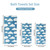 Lacomfy Bath Towels Set Colorful Cloud Soft Bath Towels Absorbent Decorative Hand Towels Velvet Bath Towel and Hand Towels for Bathroom Shower Spa (Blue)