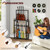 MAHANCRIS Guitar Stand, Multiple Guitar Rack Holder for Various Instruments, Multi-Instrument Holder with Side Hooks, Guitars Storage Rack for Home, Stage, Studio Music Room, Black GSBK13501