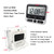 2-Pack Digital Dual Kitchen Timers with Magnet, 24-Hour Countdown & Stopwatch, Loud Alarm, 12/24H Clock, Calendar, Mute Mode, Visual Indicator, Batteries Included (Black)