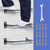 Zwinz 5-Rung Window Well Ladder, Heavy Duty Steel Basement Egress Ladder