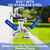 304 Stainless Steel Garden Hose Splitter 2 Way Heavy Duty Garden Hose Y Splitter, 3/4" GHT Water Hose Splitter 2 Way, Full Flow Garden Hose Splitter Adapter With Wrench
