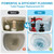 American standard parts 7381657-200.0070A for Vorma toilet flapper kit