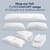 PureComfort Side Sleeping Pillow Cover - Machine Washable Pillow Case for Standard or Soft Side Sleeping Pillow - Pillow Sold Separately PureComfort Side Sleeping Pillow Cover - Machine Washable Pillow Case for Standard or Soft Side Sleeping Pillow - Pillow Sold Separately