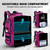 Goture Fishing Tackle Backpack with 2 Rod Holders & Rain Cover