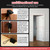 AceOrbit 1 Pcs Over the Hinge Door Stopper Plastic Door Holder, Black