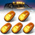 Bestview 5pcs LED Cab Roof Marker Lights Top Clearance Running Lamps for 2003-2018 Dodge Ram 1500 2500 3500/2011-2018 Ram 4500 5500 Pickup Trucks(Orange Lens/Amber Lights)