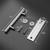 SMARTSTANDARD 12" Sliding Barn Door Handles, Stainless Steel, Two-Side