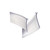 Clear Soft Vinyl Framed Shower Door Replacement Sweep and Seal, 36 inch Long, 1 inch Height, Transparent, 5/32 inch T-Shaped Insert