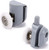 Shower Door Rollers, Set of 8 Single Shower Door Runners/Wheels/Pulleys/Guides 23mm Diameter Home Bathroom DIY Replacement Parts(4 Upper Rollers and 4 Bottom Rollers)