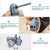 Shower Door Rollers, Set of 8 Single Shower Door Runners/Wheels/Pulleys/Guides 23mm Diameter Home Bathroom DIY Replacement Parts(4 Upper Rollers and 4 Bottom Rollers)