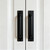 Purife 2 Pack 12 Inch Heavy Duty Steel Barn Door Handles Black, Metal Power Coated Modern Gate Pulls for Outdoor Fence Garden Patio, Interior Closet Cabinets Door Pulls